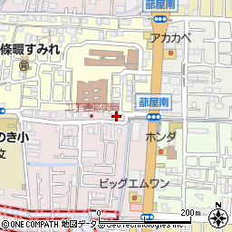 大阪府四條畷市二丁通町1-5周辺の地図