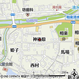 フォーシーズン山田川周辺の地図