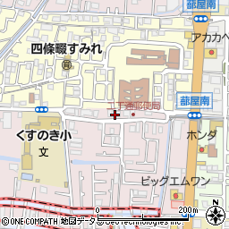 大阪府四條畷市二丁通町1周辺の地図