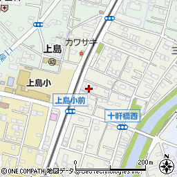 静岡県浜松市中央区十軒町371周辺の地図