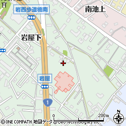 愛知県豊橋市岩屋町岩屋下33-28周辺の地図