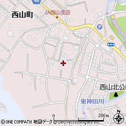 静岡県浜松市中央区西山町1115周辺の地図