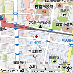 ＴＯＲＩＯ阪神西宮周辺の地図