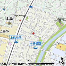 静岡県浜松市中央区十軒町267周辺の地図