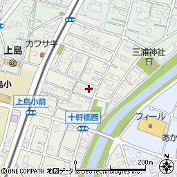 静岡県浜松市中央区十軒町404周辺の地図