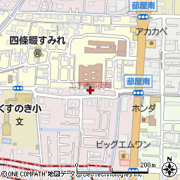 大阪府四條畷市二丁通町1-9周辺の地図
