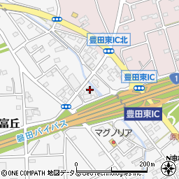 静岡県磐田市富丘787-1周辺の地図