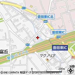 静岡県磐田市富丘787-1周辺の地図