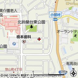兵庫県神戸市北区惣山町5丁目周辺の地図