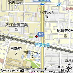 阪神ブレーキ工業周辺の地図