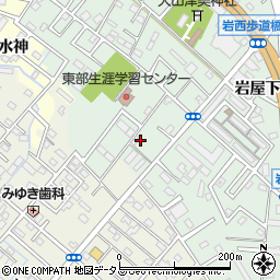 愛知県豊橋市岩屋町岩屋下62-42周辺の地図