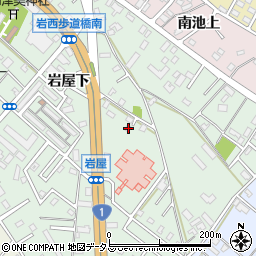 愛知県豊橋市岩屋町岩屋下33-27周辺の地図