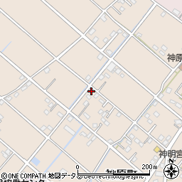 静岡県浜松市中央区神原町838周辺の地図