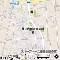 静岡県磐田市上新屋48周辺の地図