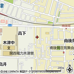 京都府木津川市木津南後背109-18周辺の地図