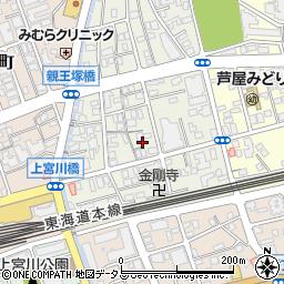 兵庫県芦屋市親王塚町5-2周辺の地図