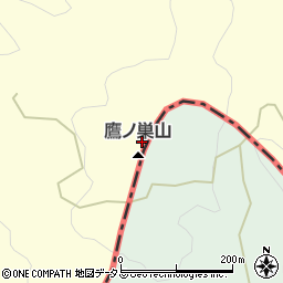 鷹ノ巣山周辺の地図