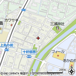 静岡県浜松市中央区十軒町277周辺の地図