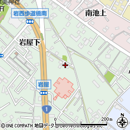 愛知県豊橋市岩屋町岩屋下33-29周辺の地図