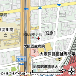 エステムコート新大阪３ステーションプラザ　管理組合周辺の地図