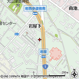 愛知県豊橋市岩屋町岩屋下37周辺の地図