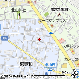 愛知県豊橋市弥生町東豊和33周辺の地図