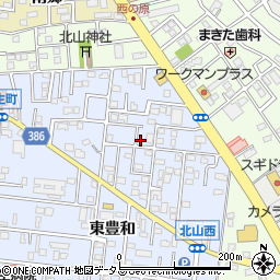 愛知県豊橋市弥生町東豊和31周辺の地図
