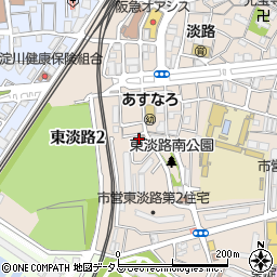 東淡路会館周辺の地図