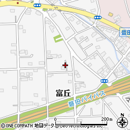 静岡県磐田市富丘249周辺の地図