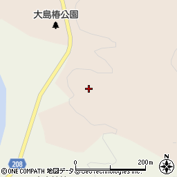 東京都大島町元町（橋の沢）周辺の地図