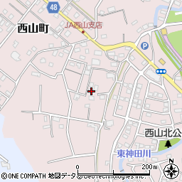 静岡県浜松市中央区西山町1118周辺の地図