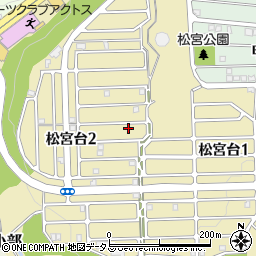 兵庫県神戸市北区松宮台周辺の地図
