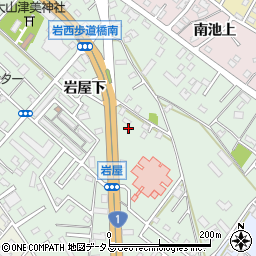 愛知県豊橋市岩屋町岩屋下33-41周辺の地図