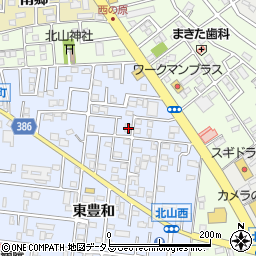 愛知県豊橋市弥生町東豊和32周辺の地図