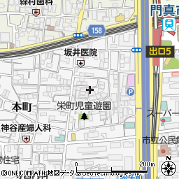 ビッグバーンズマンション栄町周辺の地図