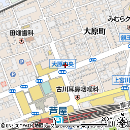 兵庫県芦屋市大原町12-1周辺の地図