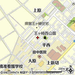 愛知県豊橋市王ヶ崎町甲垂周辺の地図