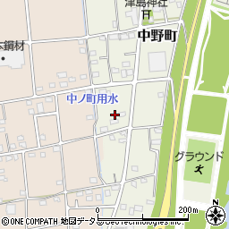 静岡県浜松市中央区中野町3180周辺の地図