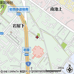 愛知県豊橋市岩屋町岩屋下33-26周辺の地図