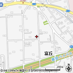 静岡県磐田市富丘292周辺の地図