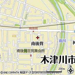 京都府木津川市木津南後背175-29周辺の地図