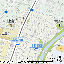 静岡県浜松市中央区十軒町204周辺の地図