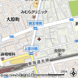 兵庫県芦屋市親王塚町8周辺の地図
