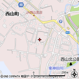 静岡県浜松市中央区西山町1109周辺の地図