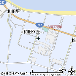 愛知県知多郡南知多町大井和田ケ丘周辺の地図