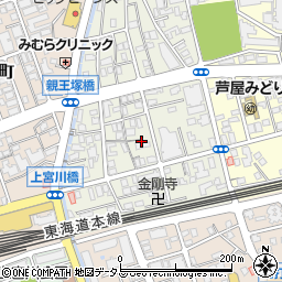 兵庫県芦屋市親王塚町5周辺の地図