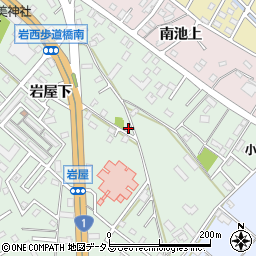 愛知県豊橋市岩屋町岩屋下33-21周辺の地図