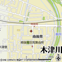 京都府木津川市木津南後背159-5周辺の地図