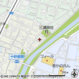 静岡県浜松市中央区十軒町526周辺の地図