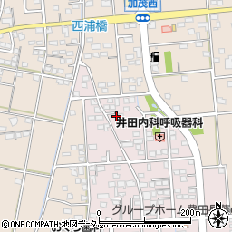 静岡県磐田市上新屋35周辺の地図